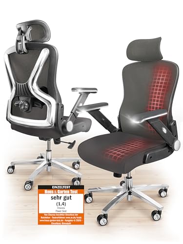 CLOUVOU MasterSeat Ergonomischer Bürostuhl: Testsieger, Individuell Anpassbar, Home Office & Gaming Stuhl