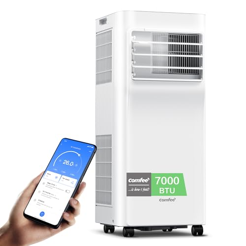 Comfee Mobiles Klimagerät Pro 10000 BTU 3-in-1: Effiziente Raumkühlung, Entfeuchtung, Ventilation