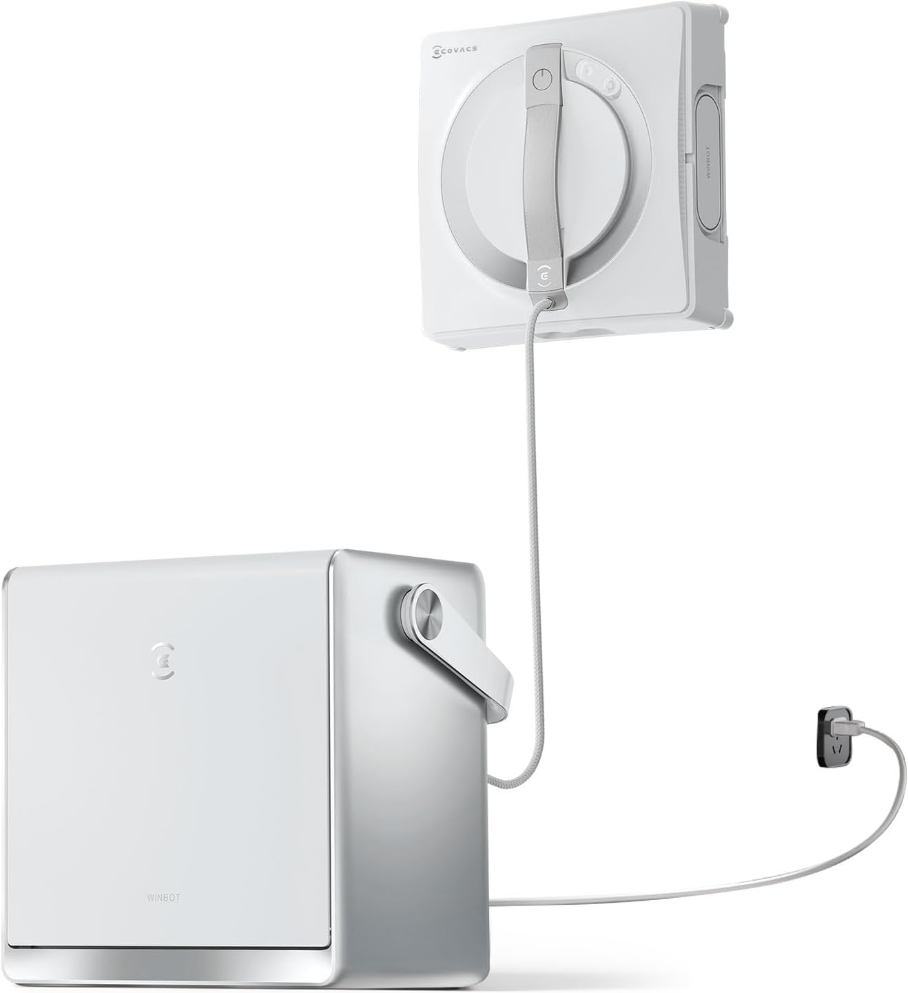ECOVACS WINBOT W2 PRO Omni Intelligenter Fensterputzroboter mit 6-in-1 Station, Sprühdüsen