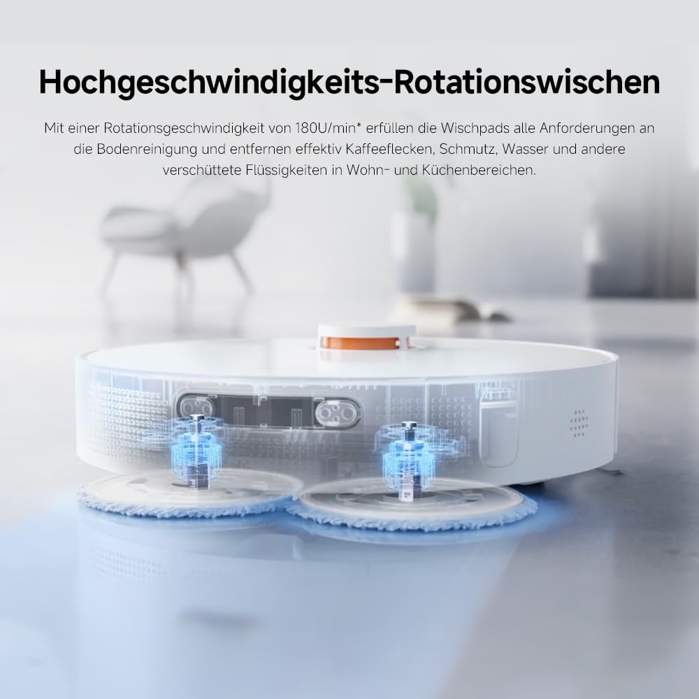 Xiaomi Robot Vacuum X20+ Saugroboter: 6000Pa, Absaugstation, Auto-Trocknung, LDS Navigation
