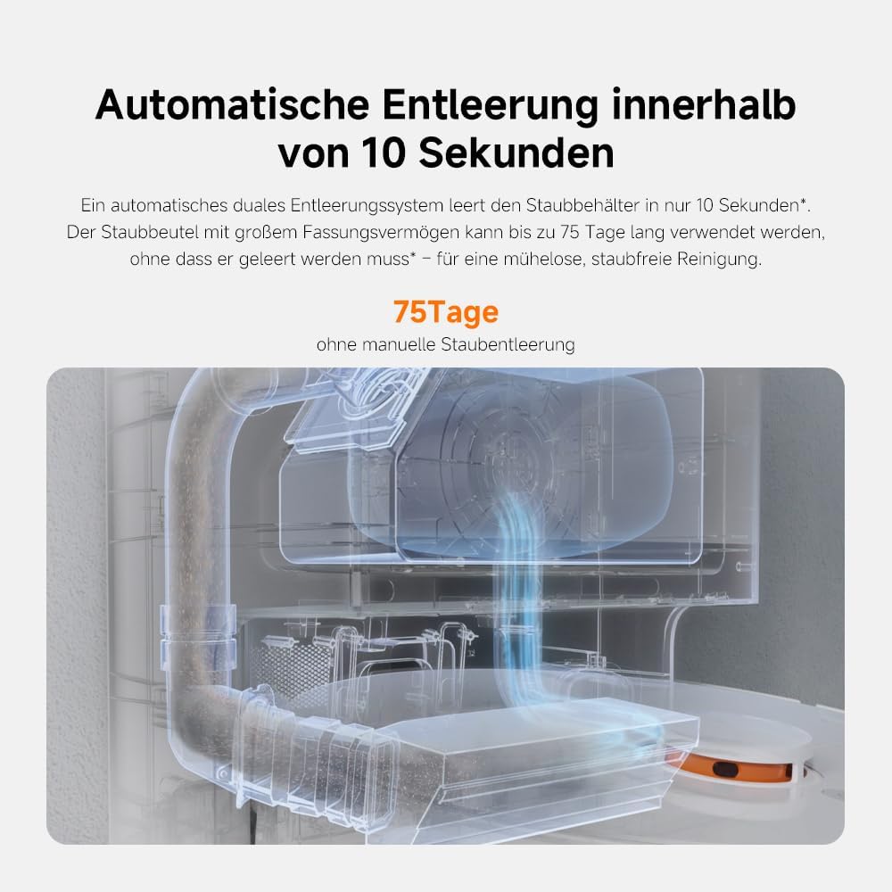 Xiaomi Robot Vacuum X20+ Saugroboter: 6000Pa, Absaugstation, Auto-Trocknung, LDS Navigation