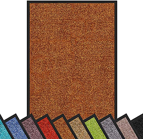 etm Robuste Schmutzfangmatte, Waschbar, Rutschfest, Hohe Reinigungswirkung für Zuhause & Gewerbe