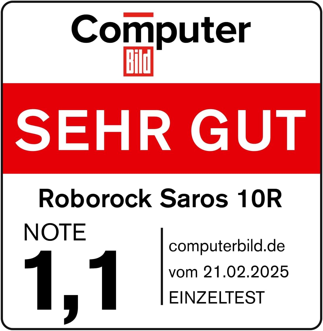 roborock Saros 10R Saugroboter mit Wischfunktion, ultraflach, StarSight 2.0, Zero-Tangle, Multifunktions-Dock