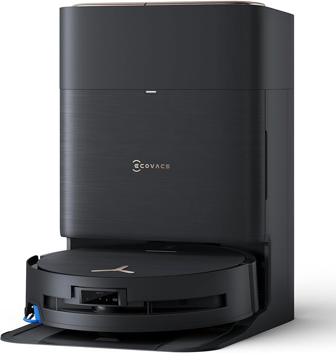 ECOVACS DEEBOT X9 PRO Omni: Intelligenter Saug-Wisch-Roboter, 16.600 Pa, Heißwasser-Moppwäsche.