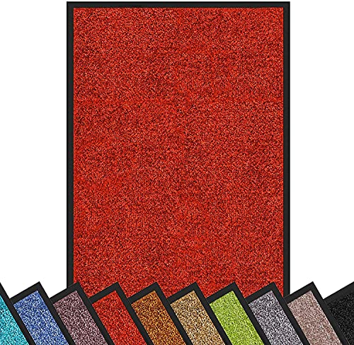etm Robuste Schmutzfangmatte, Waschbar, Rutschfest, Hohe Reinigungswirkung für Zuhause & Gewerbe