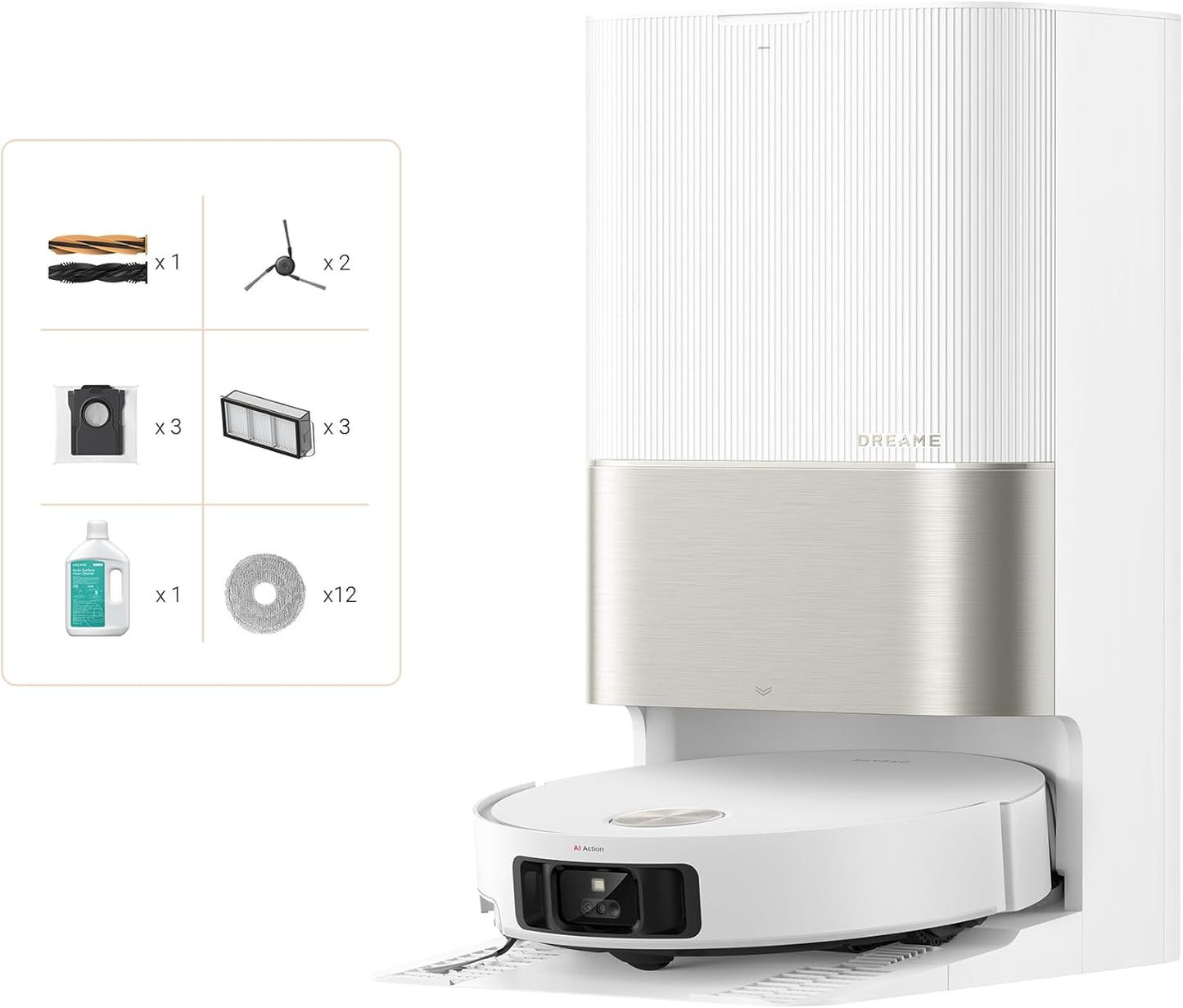 dreame X50 Ultra Complete Saugroboter: Intelligente Wischfunktion, 20.000 Pa, Hindernisüberwindung