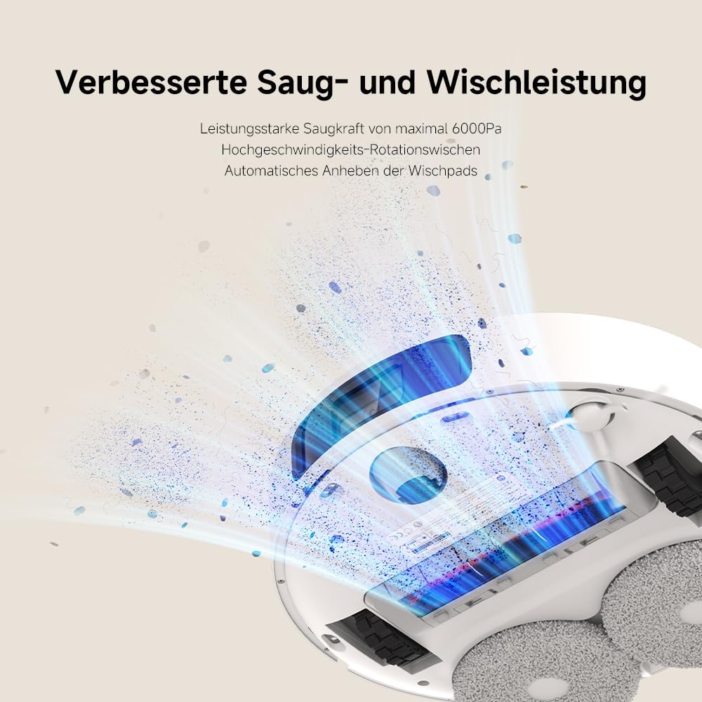 Xiaomi Robot Vacuum X20+ Saugroboter: 6000Pa, Absaugstation, Auto-Trocknung, LDS Navigation