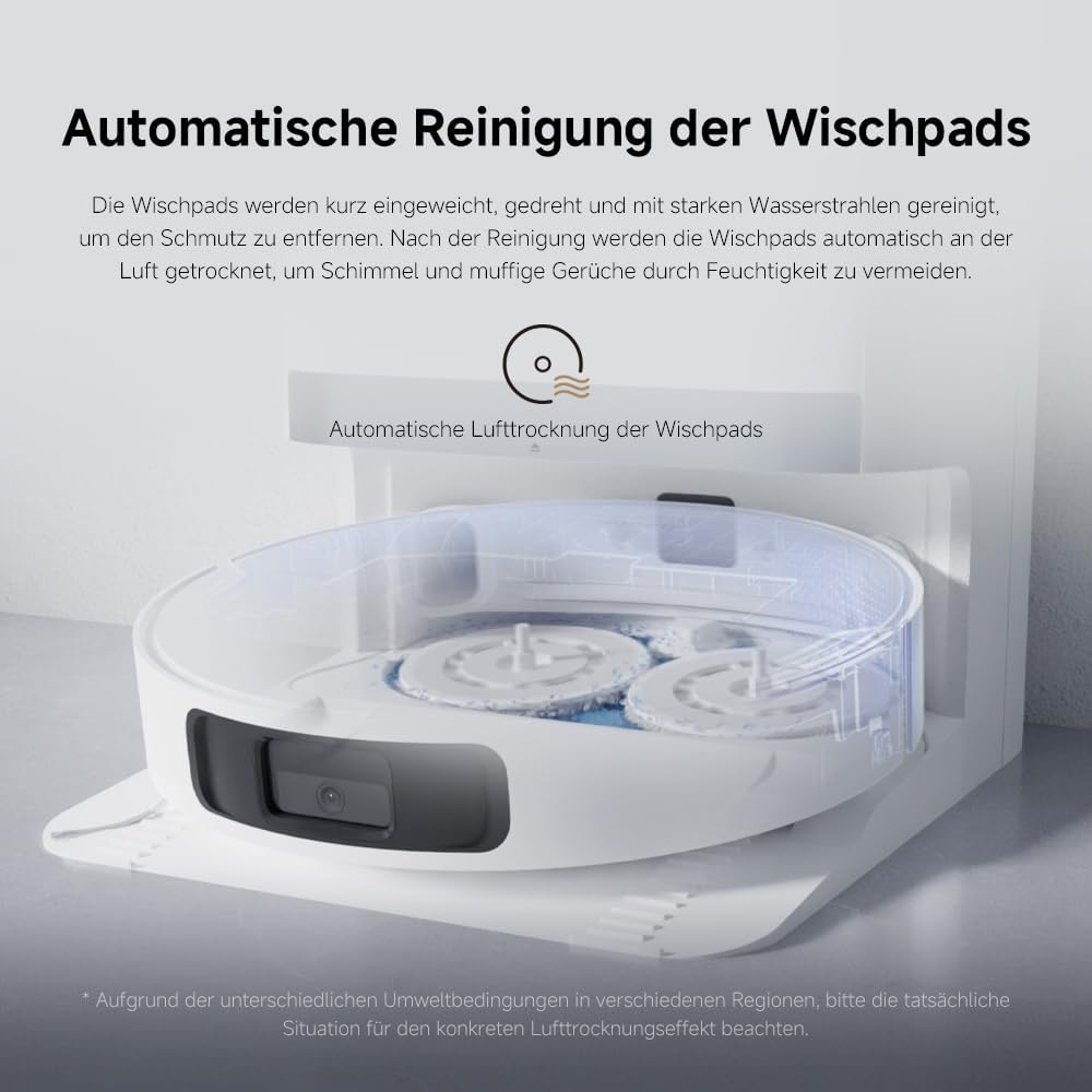 Xiaomi Robot Vacuum X20+ Saugroboter: 6000Pa, Absaugstation, Auto-Trocknung, LDS Navigation