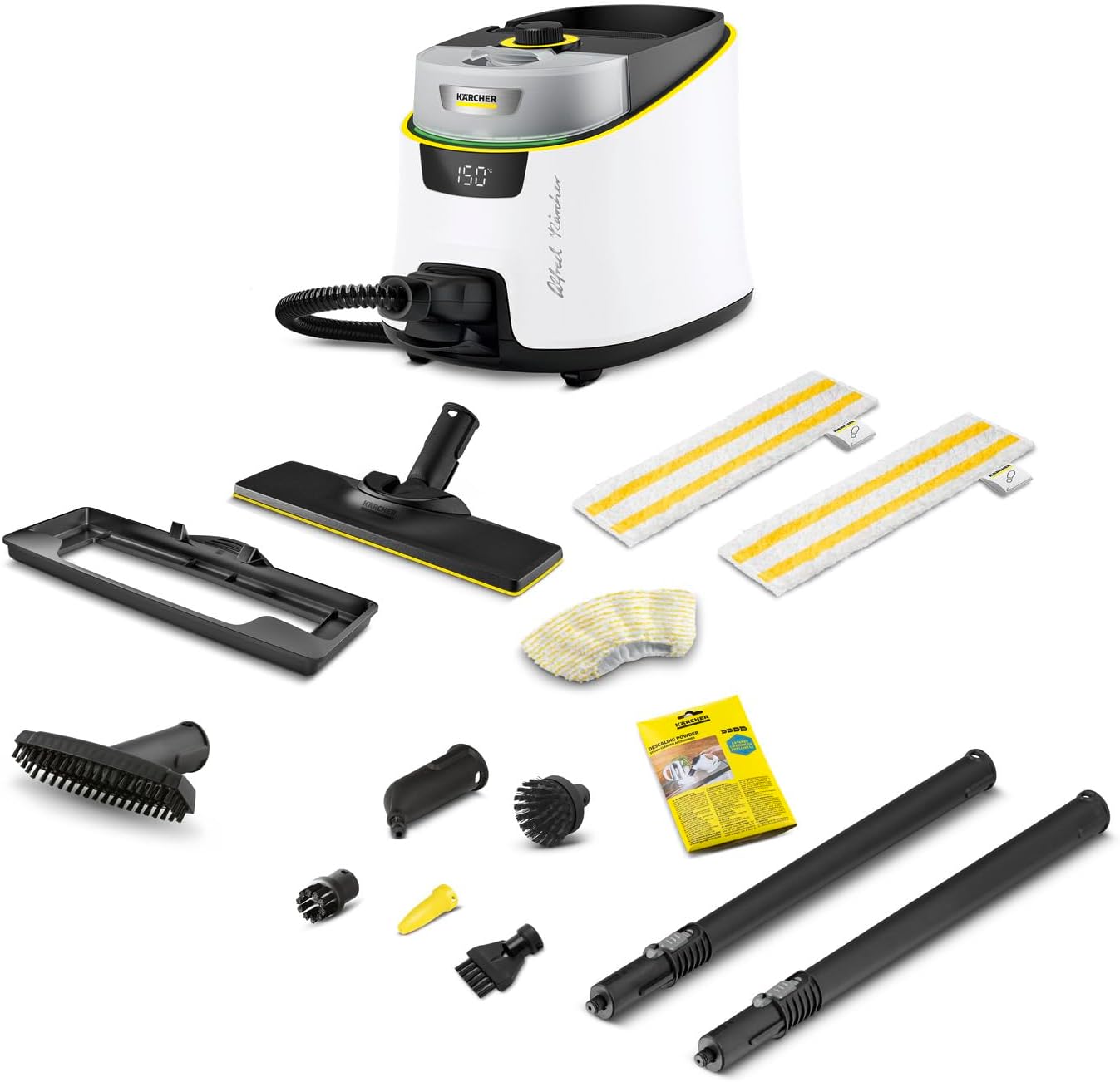 Kärcher SC 5 Deluxe Dampfreiniger: 4 Bar, 1400 Quadratfuß, 2250W, Schnell, Teppichgleiter