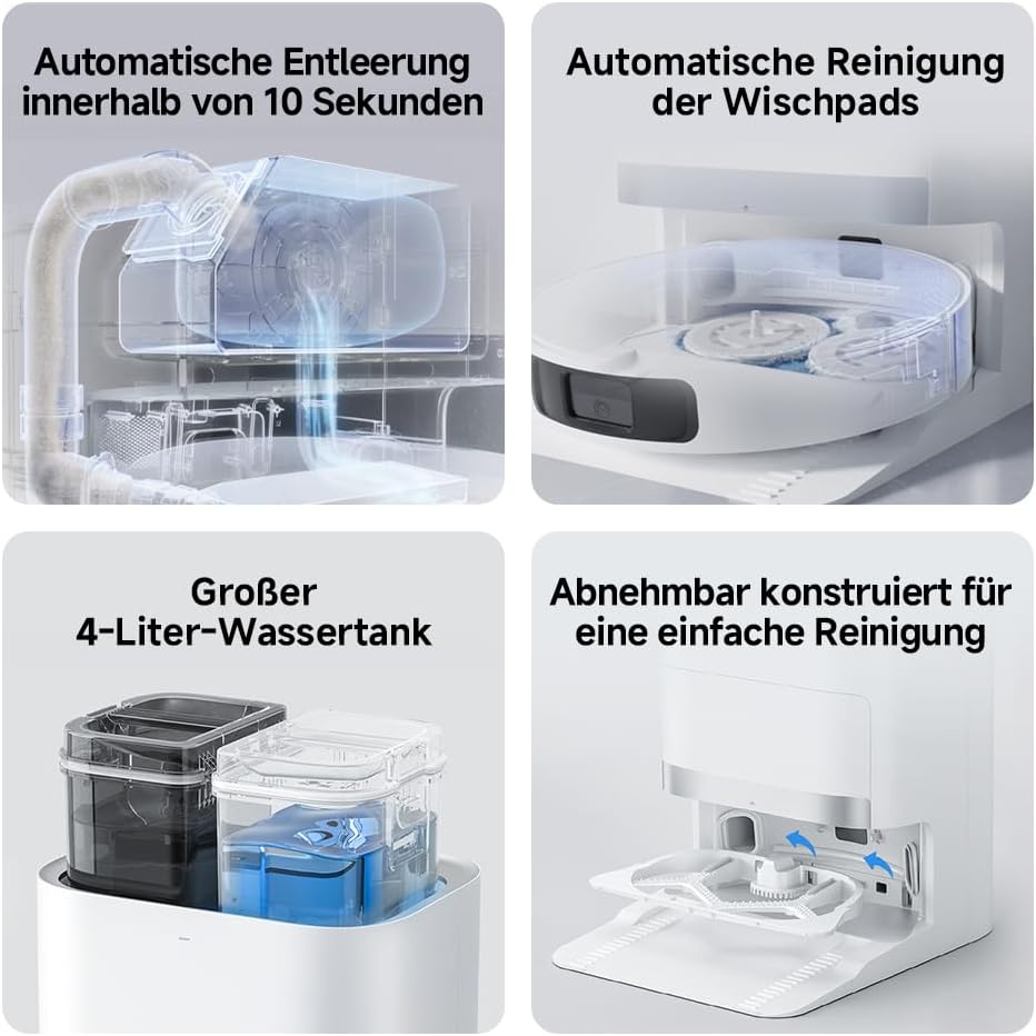 Xiaomi Robot Vacuum X20+ Saugroboter: 6000Pa, Absaugstation, Auto-Trocknung, LDS Navigation