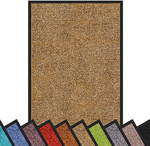 etm Robuste Schmutzfangmatte, Waschbar, Rutschfest, Hohe Reinigungswirkung für Zuhause & Gewerbe