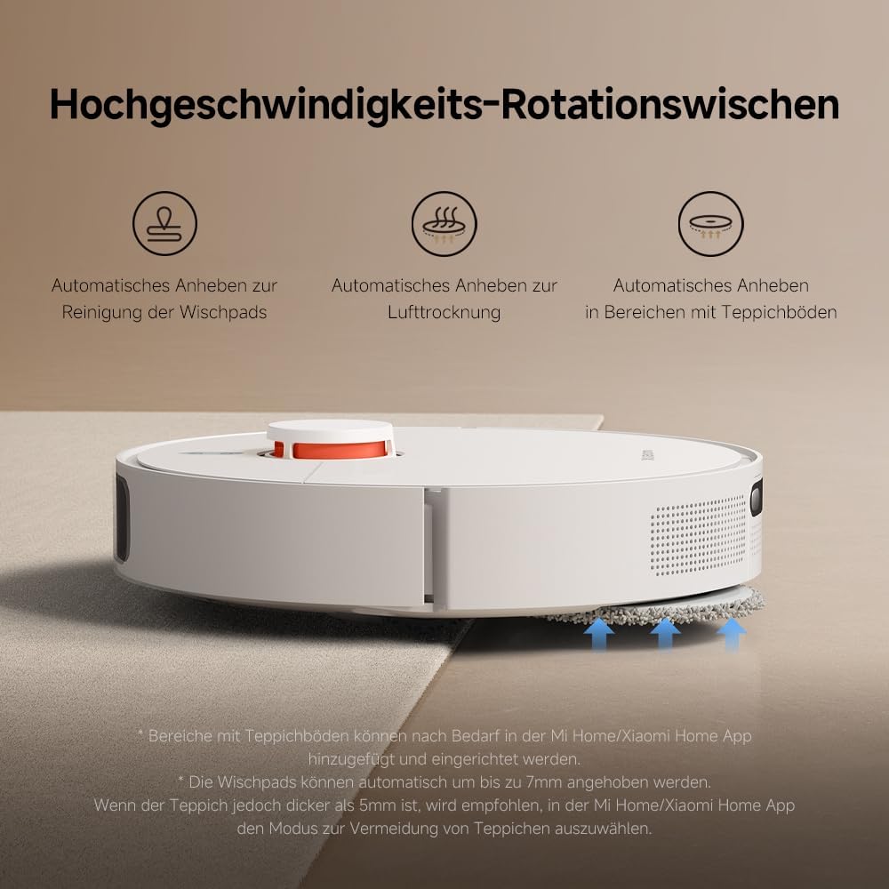 Xiaomi Robot Vacuum X20+ Saugroboter: 6000Pa, Absaugstation, Auto-Trocknung, LDS Navigation