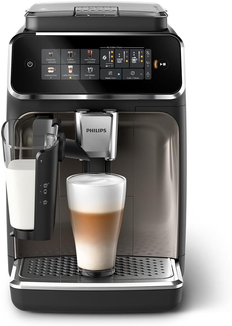 Philips 3300 Kaffeevollautomat LatteGo: Cremiger Milchschaum, Leise, Einfachste Reinigung