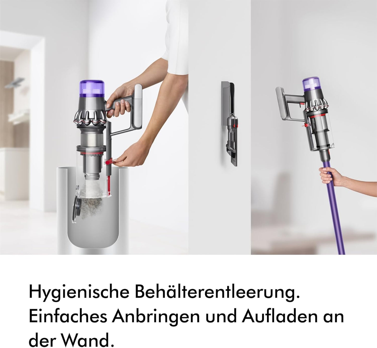 Dyson V11 Advanced Kabelloser Akku-Staubsauger für Ultimative Tiefenreinigung Nickel Violett