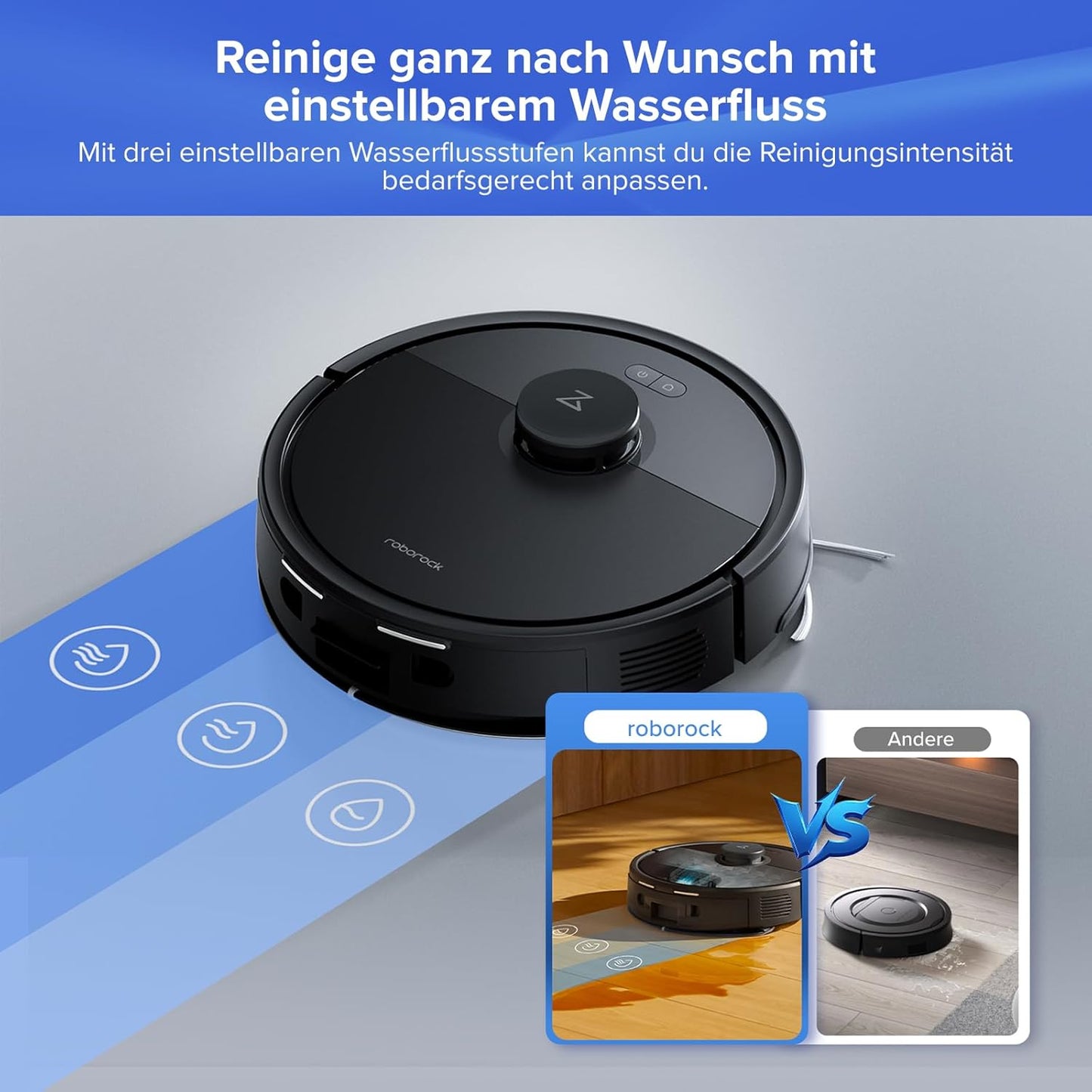 roborock Q7 L5+ Saugroboter Wischfunktion, Auto-Entleerung, 8000 Pa, LiDAR-Navigation
