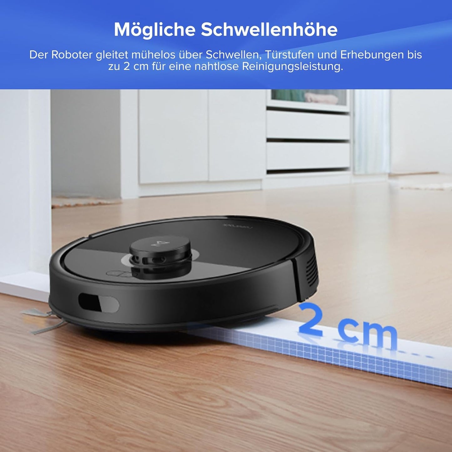 roborock Q7 L5+ Saugroboter Wischfunktion, Auto-Entleerung, 8000 Pa, LiDAR-Navigation