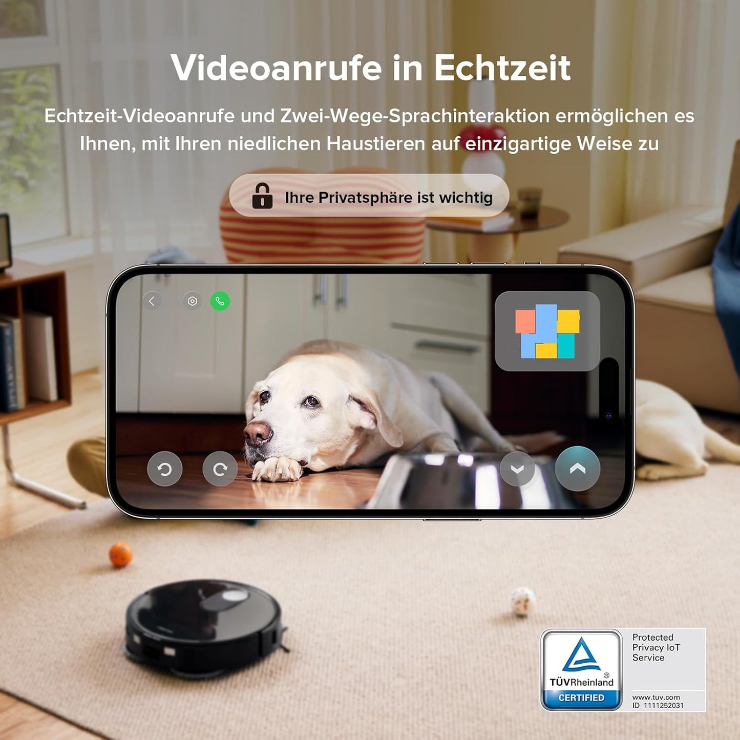 Roborock Qrevo Slim Saugroboter: Ultraflach, 11.000Pa, StarSight Navigation, 8-in-1 Dock