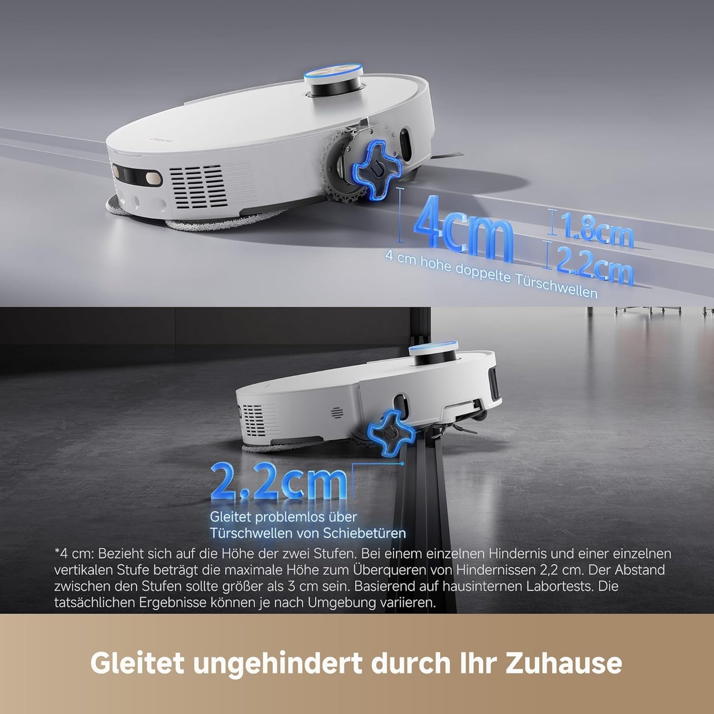 Dreame L50 Pro Ultra Saug- & Wischroboter: Auto-Entleerung, Selbstreinigung, 19.500 Pa