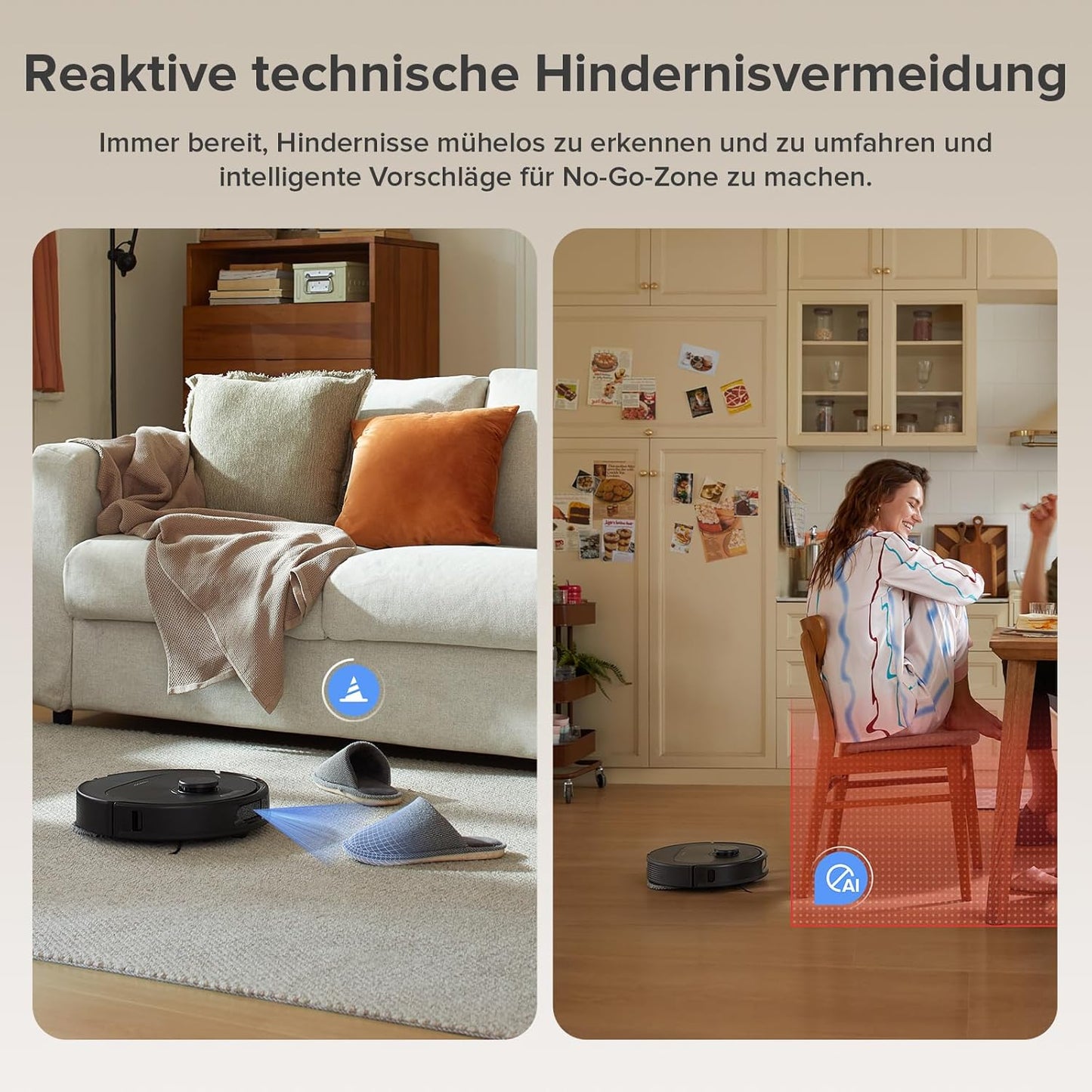 roborock Qrevo Saugroboter: 8000Pa Saugkraft, Hebemopp, All-in-One Dock