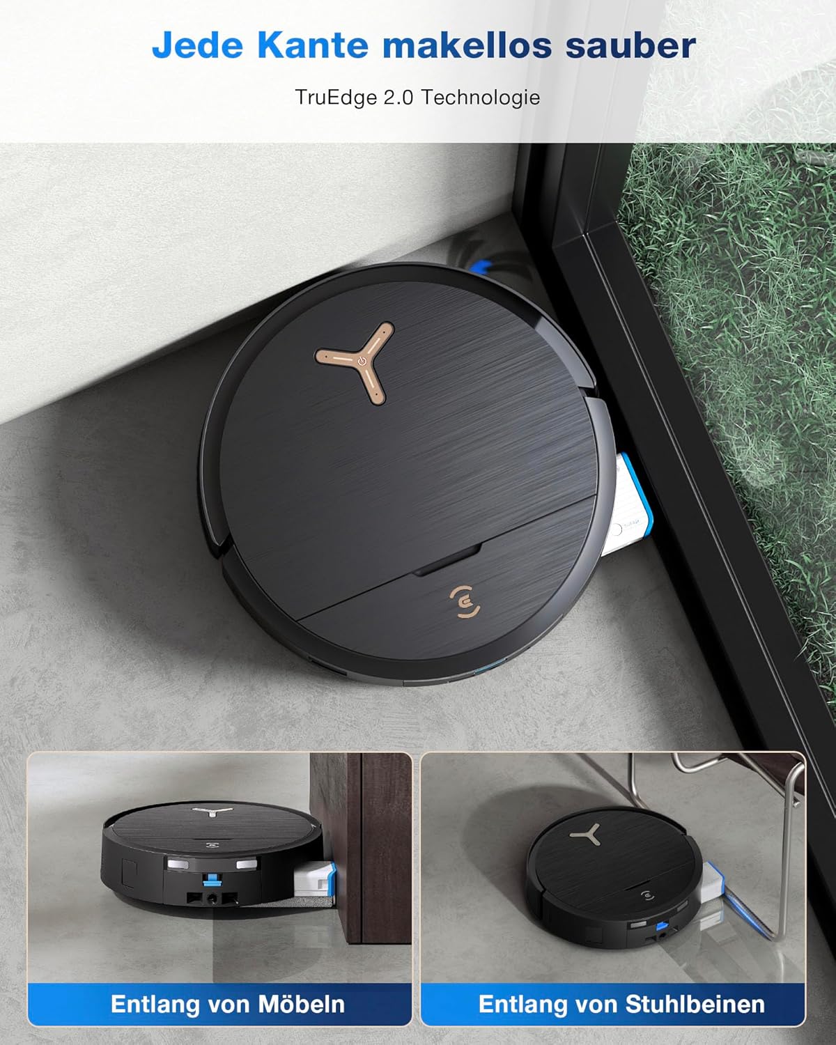 ECOVACS DEEBOT X9 PRO Omni: Intelligenter Saug-Wisch-Roboter, 16.600 Pa, Heißwasser-Moppwäsche.