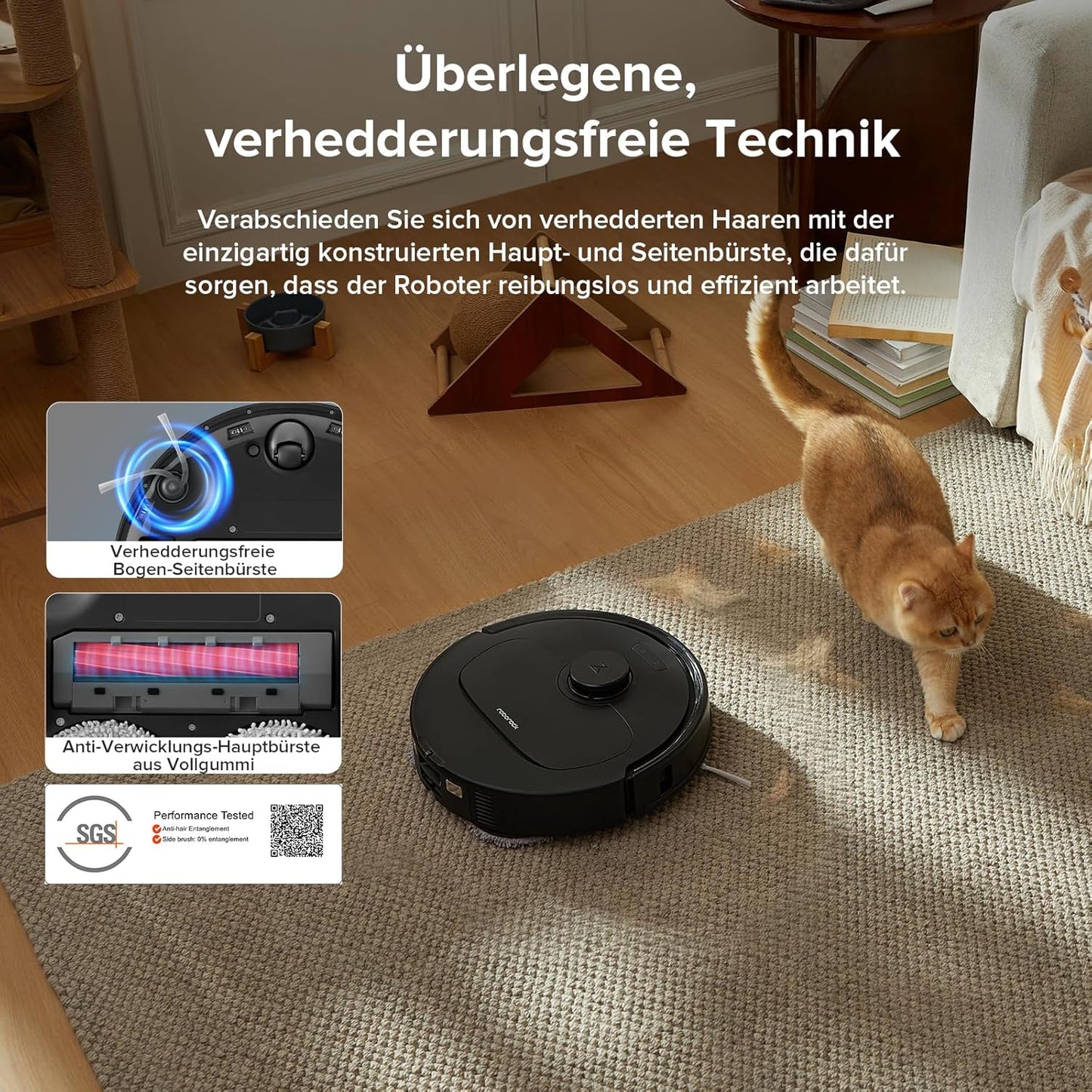 roborock Qrevo Saugroboter: 8000Pa Saugkraft, Hebemopp, All-in-One Dock