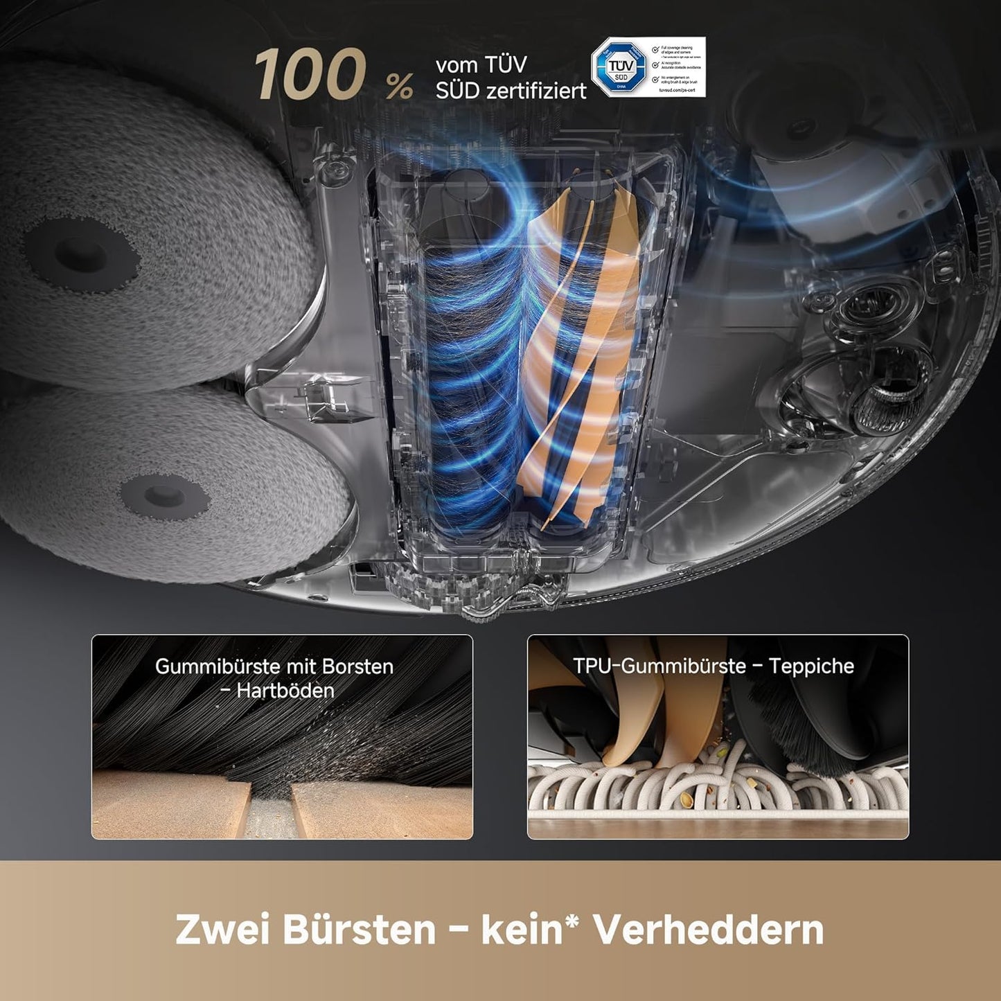 Dreame L50 Pro Ultra Saug- & Wischroboter: Auto-Entleerung, Selbstreinigung, 19.500 Pa