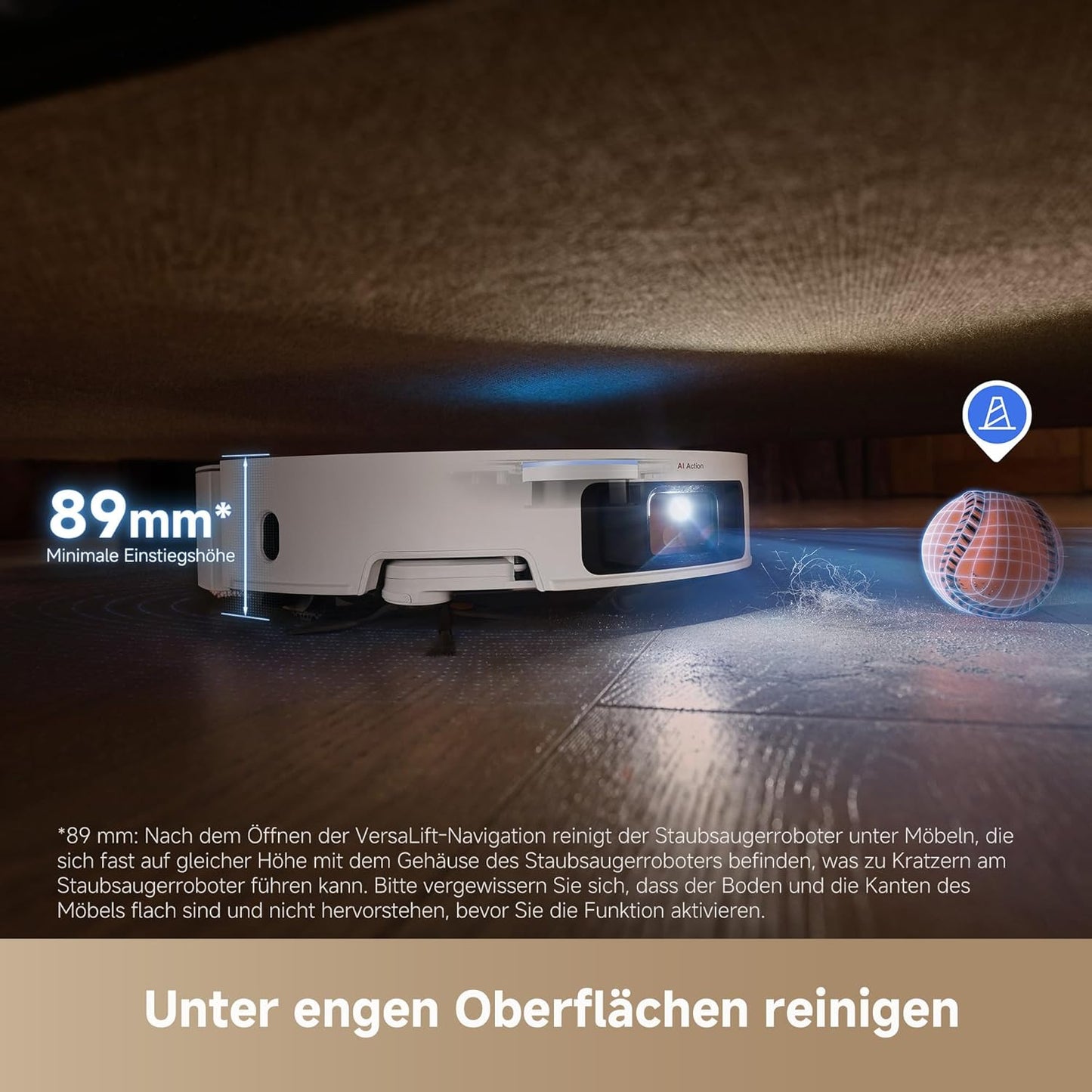 dreame X50 Ultra Complete Saugroboter: Intelligente Wischfunktion, 20.000 Pa, Hindernisüberwindung