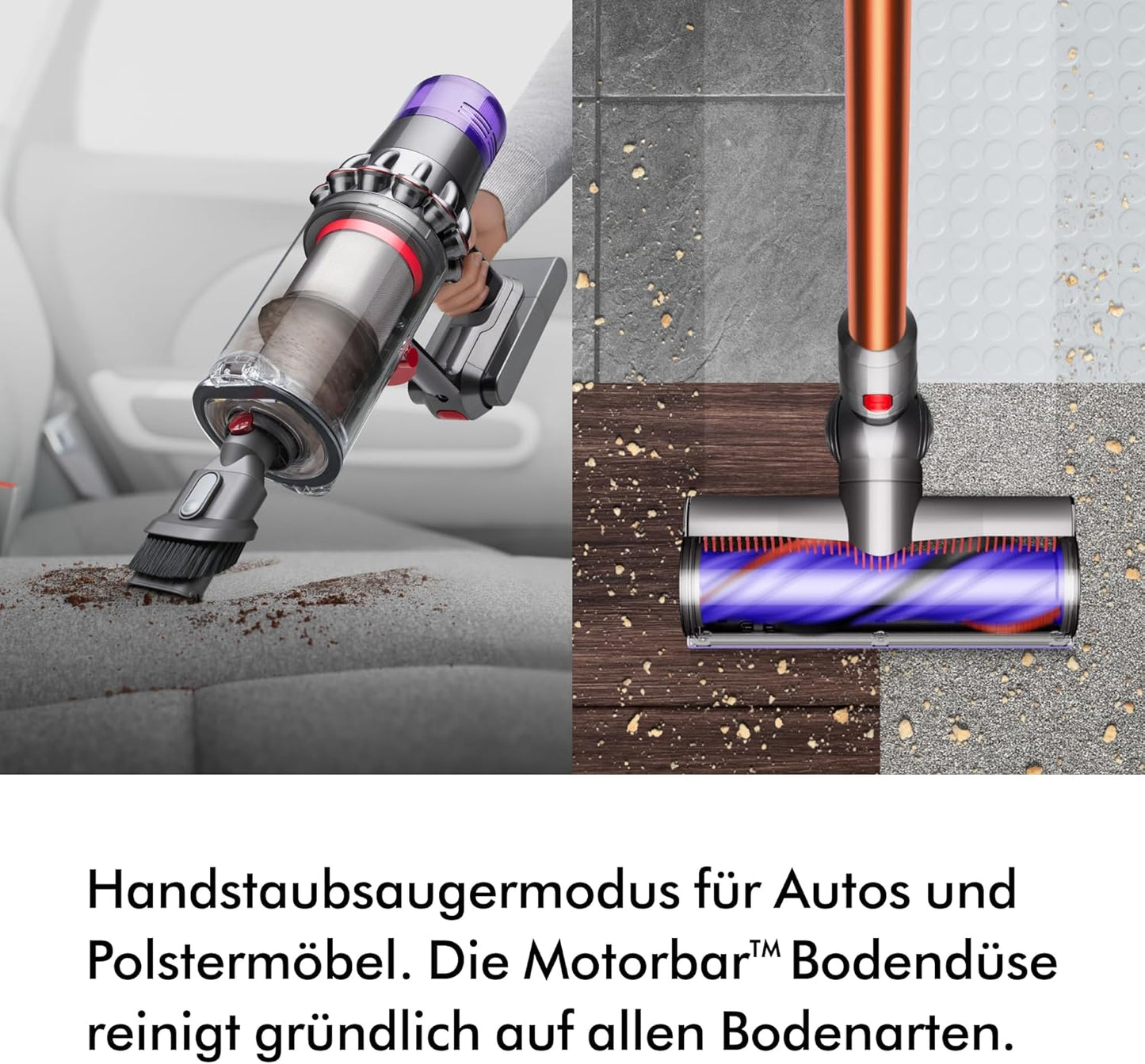 Dyson V10 Absolute Kabelloser Staubsauger: Leistungsstark, Vielseitig, Haar-Entwirrend, für Jedes Zuhause