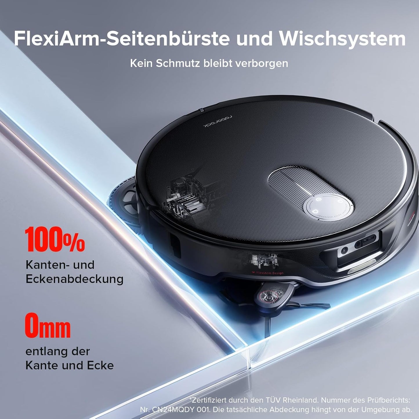 Roborock Qrevo Slim Saugroboter: Ultraflach, 11.000Pa, StarSight Navigation, 8-in-1 Dock