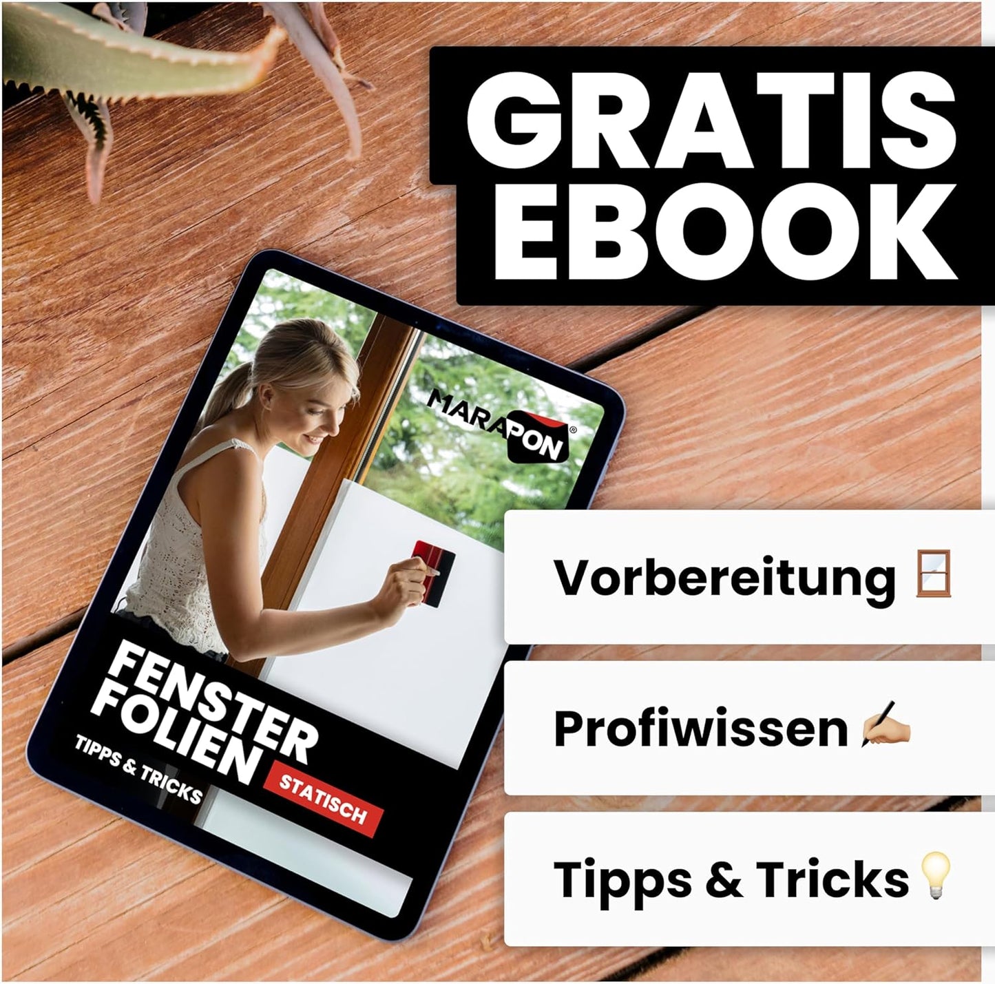 MARAPON® Matt Blickdichte Fensterfolie – Selbsthaftend für Privatsphäre, UV-Schutz, Milchglas-Effekt