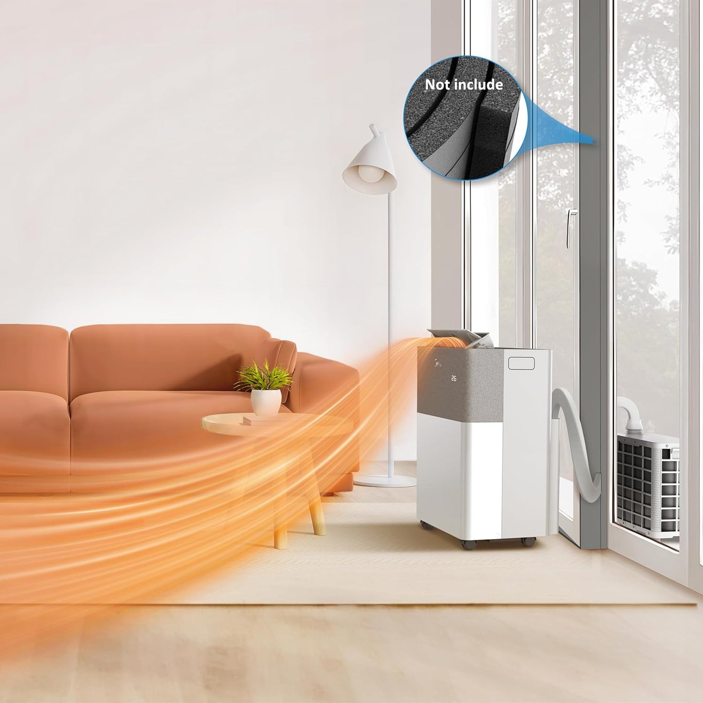 Midea PortaSplit Mobile Klimaanlage: Leise, Effizient, Kühlen, Heizen, Entfeuchten