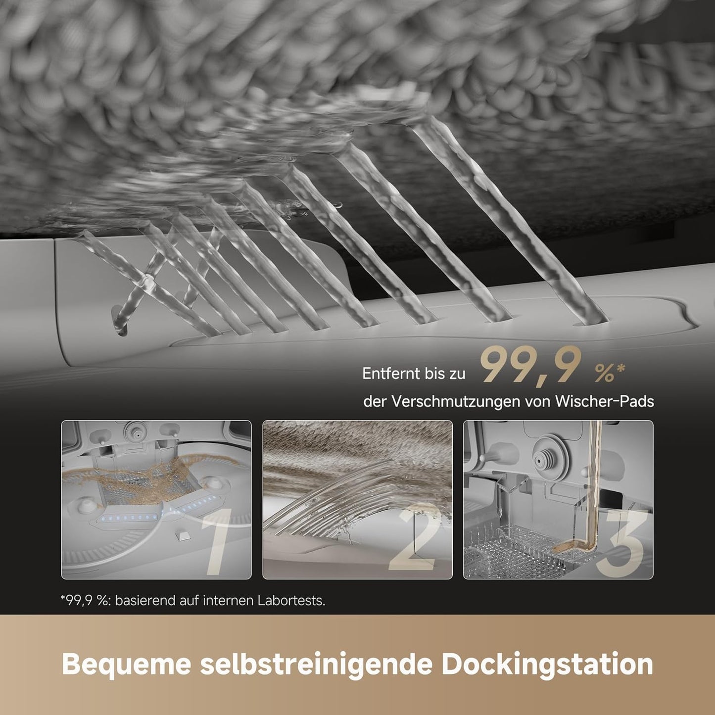 Dreame L50 Pro Ultra Saug- & Wischroboter: Auto-Entleerung, Selbstreinigung, 19.500 Pa