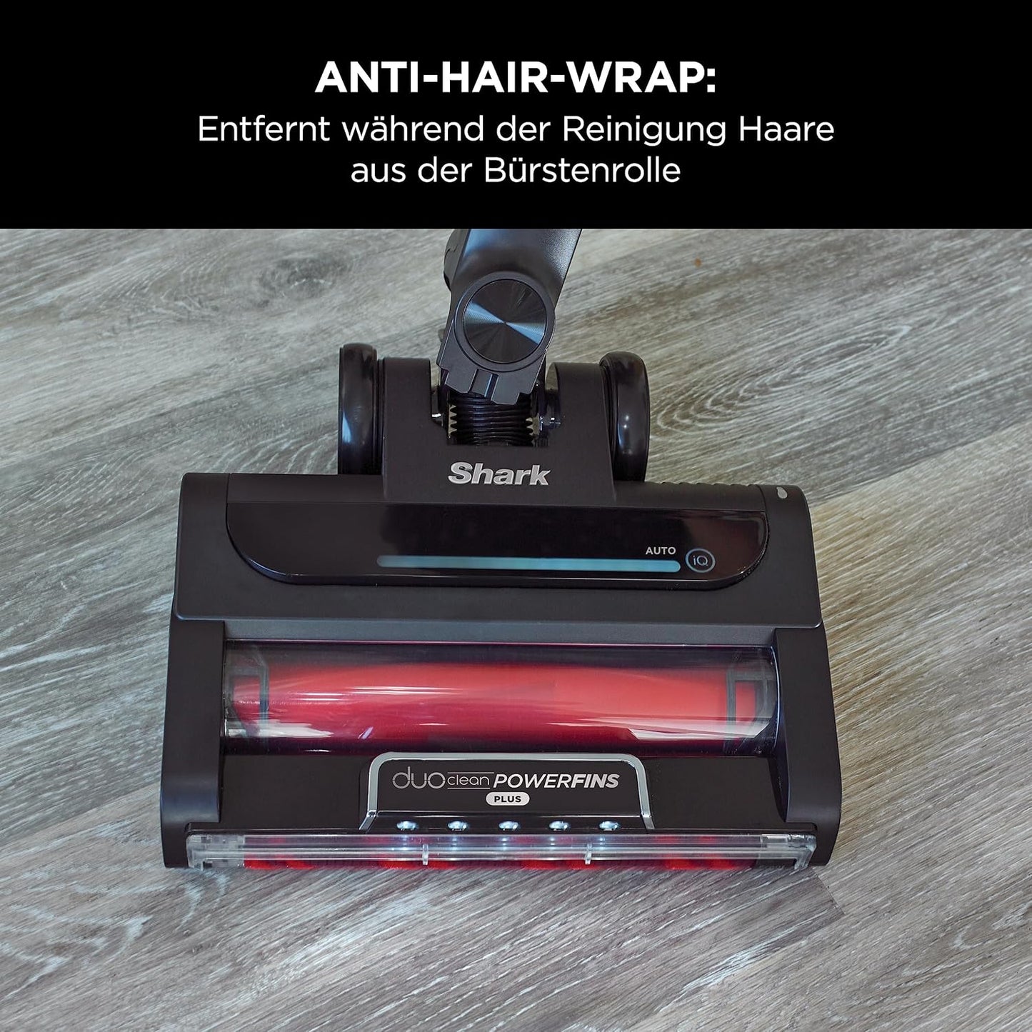 Shark IZ420EUT Kabelloser Stielstaubsauger: Smart, Leistungsstark, Anti Hair Wrap, Lange Laufzeit