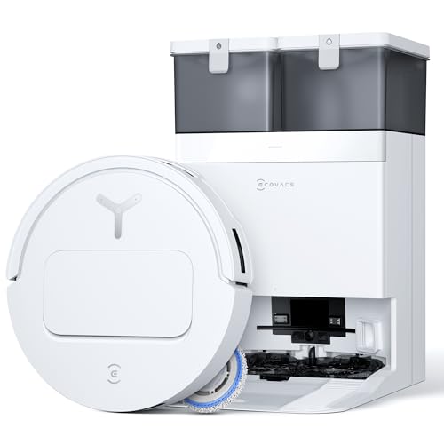 ECOVACS DEEBOT T50 Omni Gen2 Saugroboter: 21.000 Pa, Wischfunktion, ZeroTangle, All-in-One Station, Weiß