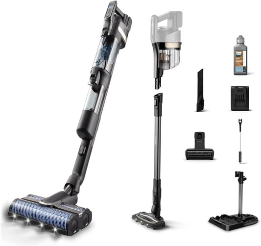 Philips AquaTrio Nass- & Trockensauger, 3-in-1, AquaSpin, Selbstreinigung, Tiefschwarz