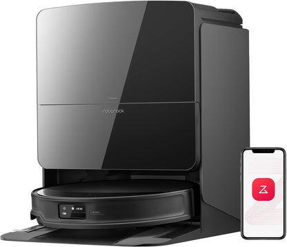 roborock Saros 10R Saugroboter mit Wischfunktion, ultraflach, StarSight 2.0, Zero-Tangle, Multifunktions-Dock