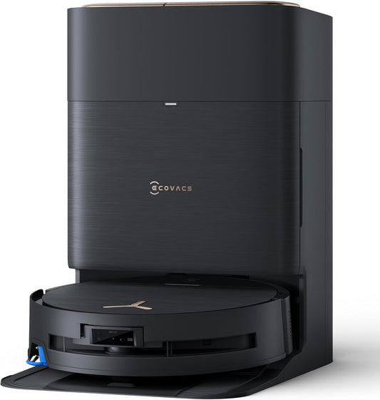 ECOVACS DEEBOT X9 PRO Omni: Intelligenter Saug-Wisch-Roboter, 16.600 Pa, Heißwasser-Moppwäsche.