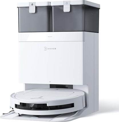 ECOVACS DEEBOT T50 Omni Gen2 Saugroboter: 21.000 Pa, Wischfunktion, ZeroTangle, All-in-One Station, Weiß