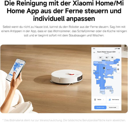 Xiaomi Robot Vacuum X20+ Saugroboter: 6000Pa, Absaugstation, Auto-Trocknung, LDS Navigation