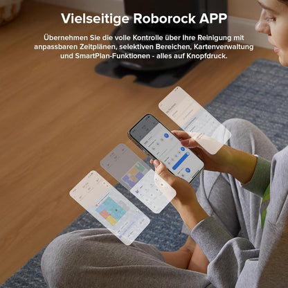 roborock Qrevo Saugroboter: 8000Pa Saugkraft, Hebemopp, All-in-One Dock