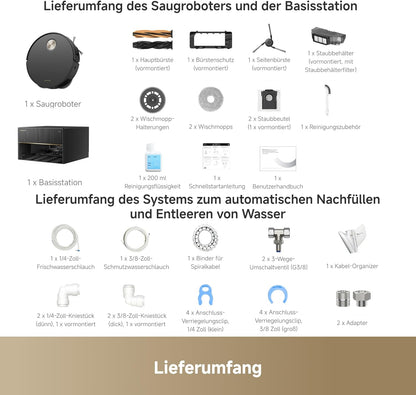 dreame X50 Master Saugroboter: Smart, Leistungsstark, Selbstentleerend, KI-Navigation, 20000 Pa