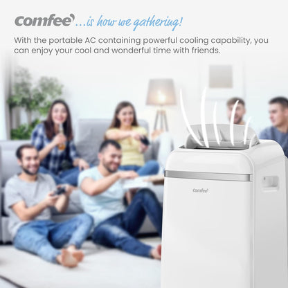 Comfee Mobiles Klimagerät Pro 10000 BTU 3-in-1: Effiziente Raumkühlung, Entfeuchtung, Ventilation