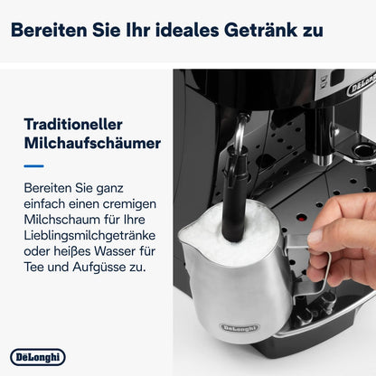 De'Longhi Magnifica S ECAM 22.110.B: Voller Kaffeegenuss auf Knopfdruck mit Milchschaum-Düse
