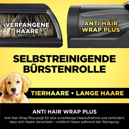 Shark PowerDetect Akku-Staubsauger: Auto-Entleerung, DuoClean Detect, Anti-Hair Wrap, Geruchsschutz, Grau