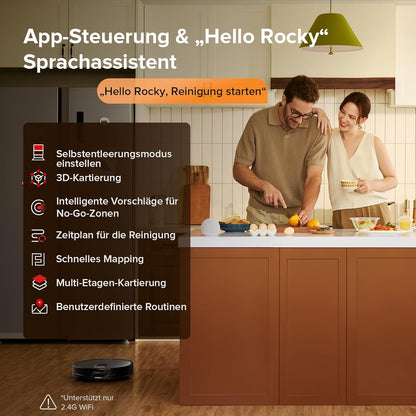 Roborock Qrevo Slim Saugroboter: Ultraflach, 11.000Pa, StarSight Navigation, 8-in-1 Dock