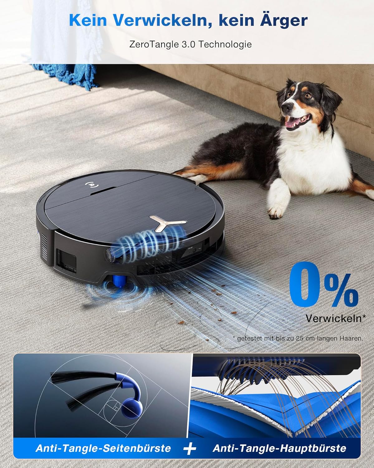 ECOVACS DEEBOT X9 PRO Omni: Intelligenter Saug-Wisch-Roboter, 16.600 Pa, Heißwasser-Moppwäsche.