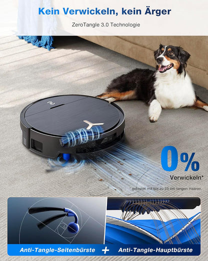 ECOVACS DEEBOT X9 PRO Omni: Intelligenter Saug-Wisch-Roboter, 16.600 Pa, Heißwasser-Moppwäsche.