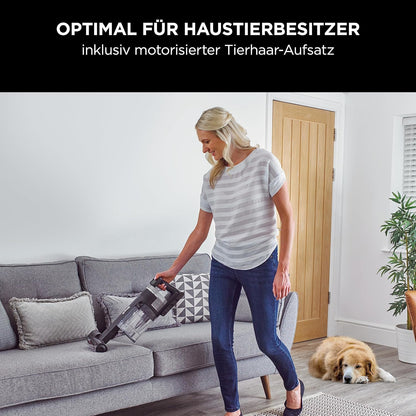 Shark IZ420EUT Kabelloser Stielstaubsauger: Smart, Leistungsstark, Anti Hair Wrap, Lange Laufzeit